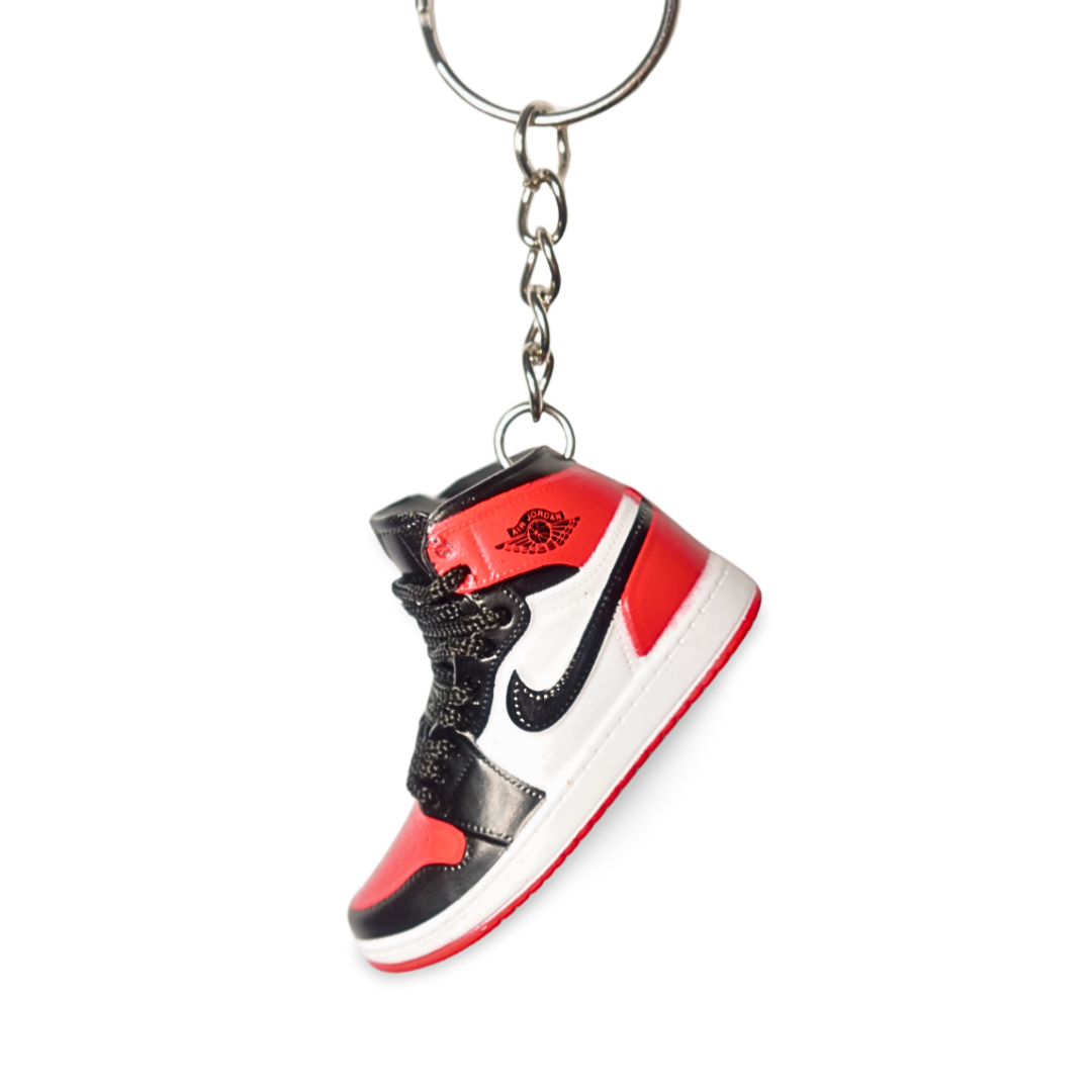 Sneaker keychain - Nike Air Jordan 1 Retro High Bred Toe
