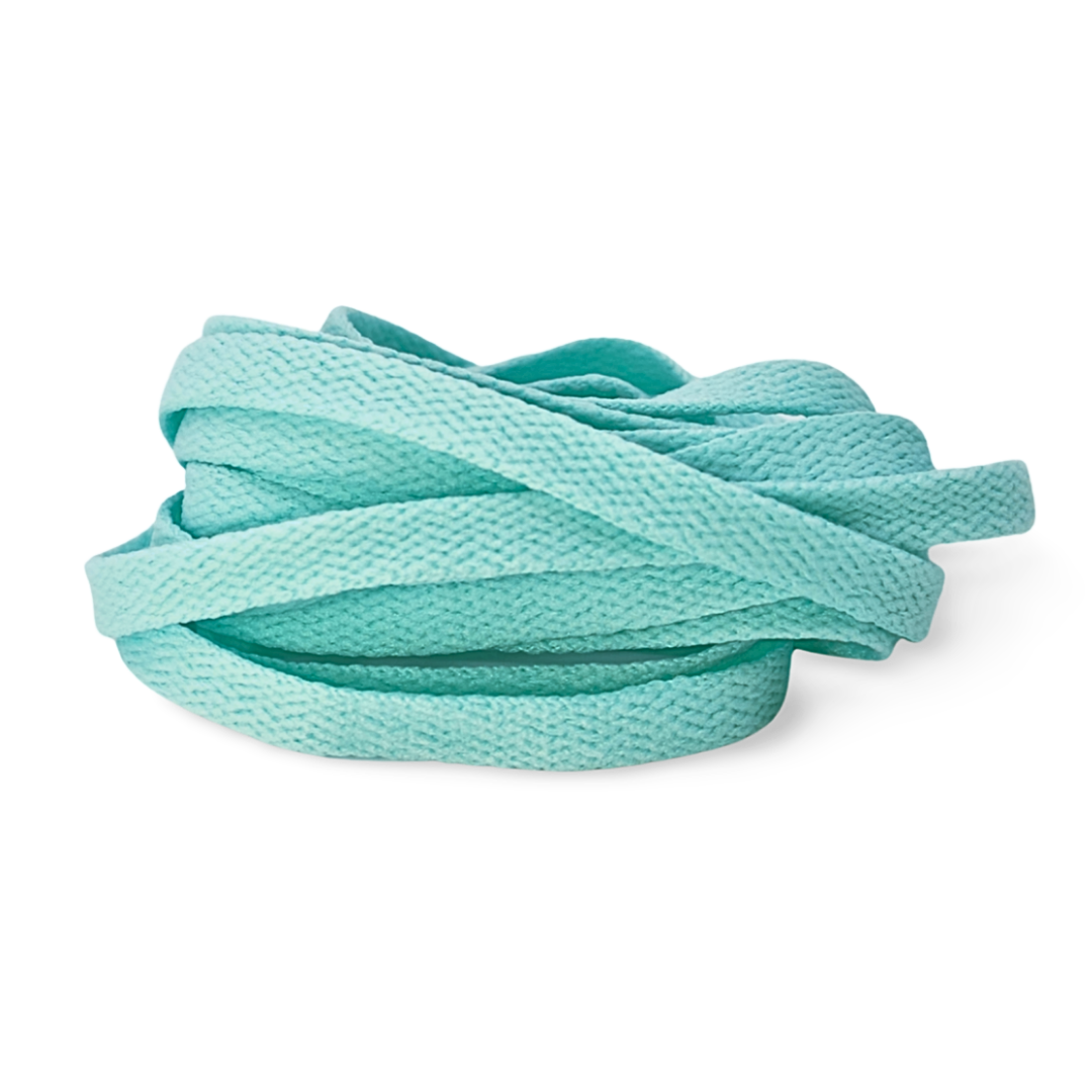 Mint Green flat laces