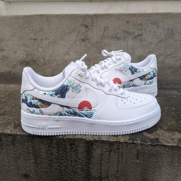 Kanagawa Wave Custom Sneakers