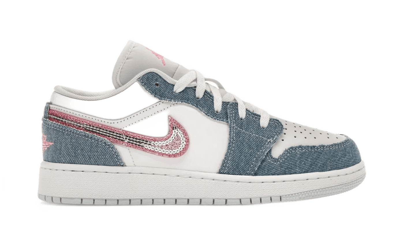 Nike Air Jordan 1 Low SE Denim Sequin - HQ2001-400